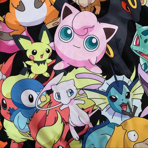 Pokémon All Over Print Characters Sweatshirt Pullover Official Unisex Medium - Picture 3 of 7